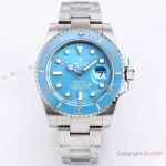 Swiss Replica Rolex Submariner Date Turquoise Stainlees Steel BBR 3135 Watch New Rolex 2023